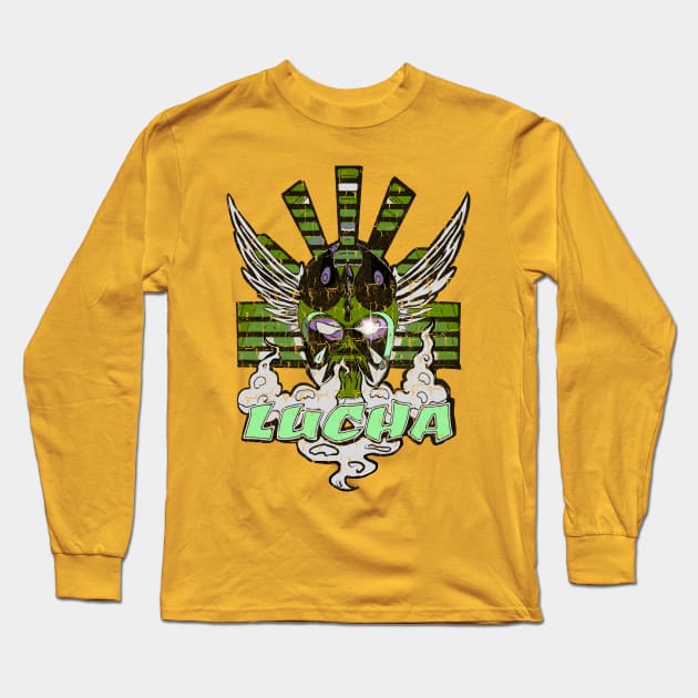 LUCHA!LUCHA!LUCHA! Long Sleeve T-Shirt by Ace13creations